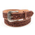 Glacier Leather Floral and Basket Hand-Carved Belt MEN - Accessories - Belts & Suspenders Beddo Mountain Leather Goods   