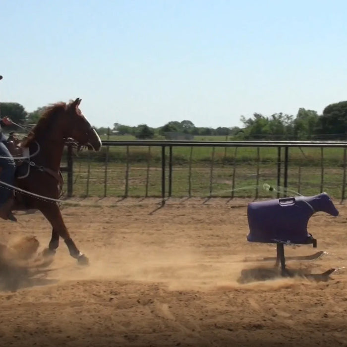7K Something Calf Sled w/Calf Dummy Tack - Ropes & Roping 7K ROPING