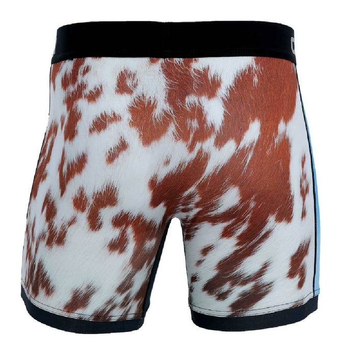 Cinch Men's Cow Print 6" Boxer Brief MEN - Clothing - Underwear, Socks & Loungewear - Underwear Cinch