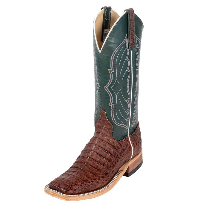 Anderson Bean Women's Rust Hornback Caiman Boot - Teskey's Exclusive WOMEN - Footwear - Boots - Exotic Boots Anderson Bean Boot Co.