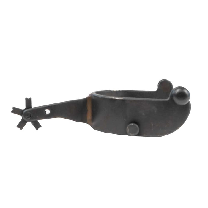 Formay 2 1/4" Black Off Set Bull Spurs Tack - Spurs Formay