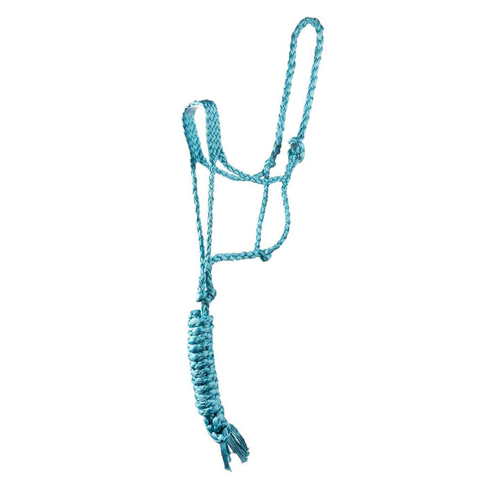 Teskey's Mule Tape Halter with Lead Tack - Halters & Leads Teskey's Sky Blue