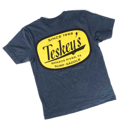 Teskey's Youth Brazos River Tee - Midnight Navy TESKEY'S GEAR - Youth SS Shirts Teskey's