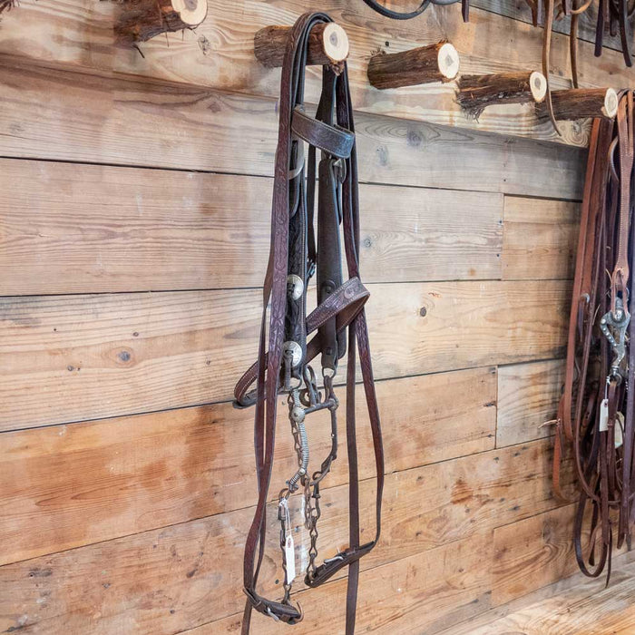 Vintage Bridle Rig with Mexican Charro Bit Tack - Rigs MISC