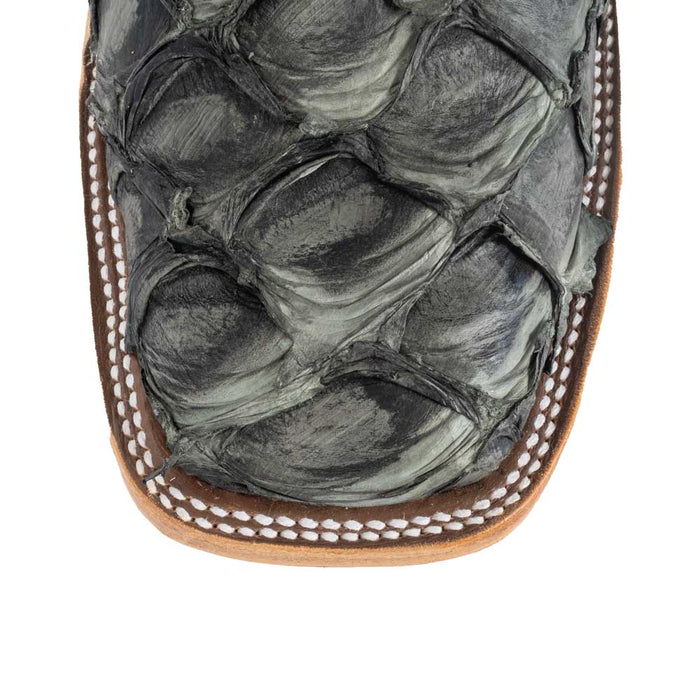 Anderson Bean Men's Grey Rustic Big Bass Boot - Teskey's Exclusive MEN - Footwear - Exotic Western Boots Anderson Bean Boot Co.