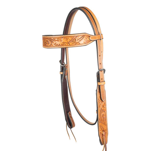 Teskey's Floral Argentinian Browband Headstall Tack - Headstalls Teskey's