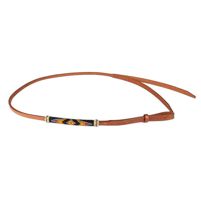 Beaded Over Under Tack - Whips, Crops & Quirts MISC Black/Red/Blue