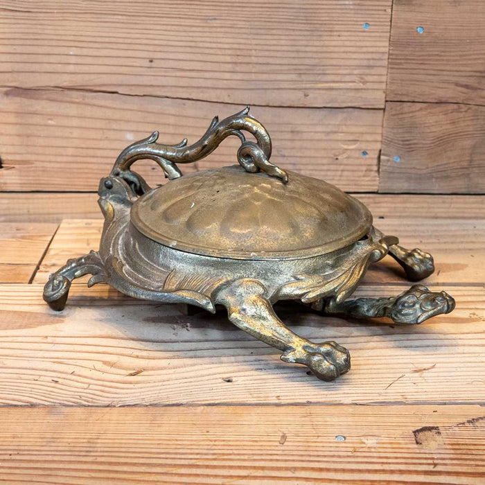 Vintage Bronze Turtle Spittoon Collectibles MISC