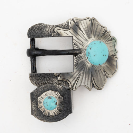 Antique Flower Buckle Tack - Conchos & Hardware MISC