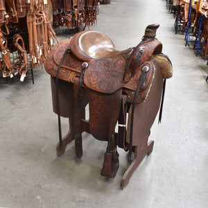 14.5" USED KING'S ROPING SADDLE Saddles King's Saddlery
