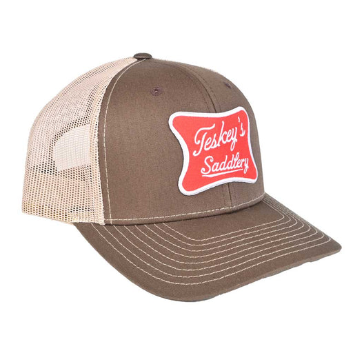 Teskey's Saddlery Patch Cap - Brown/Khaki TESKEY'S GEAR - Baseball Caps Teskey's