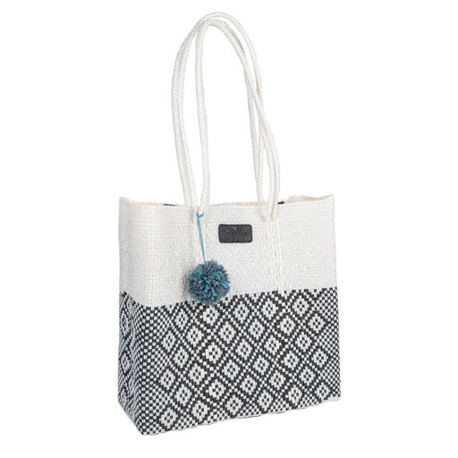 White Woven Tote WOMEN - Accessories - Handbags - Tote Bags Tin Marin Brand