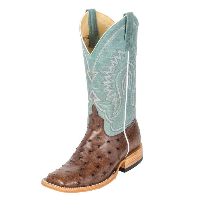 Macie Bean Kango Tobac Full Quill Ostrich Boot WOMEN - Footwear - Boots - Exotic Boots Macie Bean