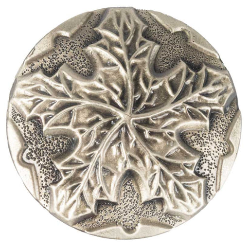 Antique Silver Leaf Concho Tack - Conchos & Hardware MISC 1" Chicago Screw