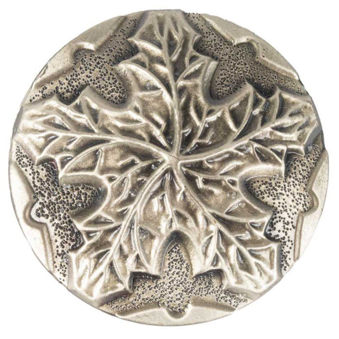 Antique Silver Leaf Concho Tack - Conchos & Hardware MISC 1" Chicago Screw