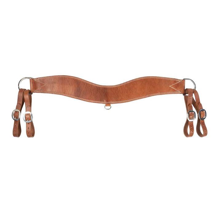 Teskey's 4-3/4" Hermann Oak Leather Tripping Collar Tack - Breast Collars Teskey's
