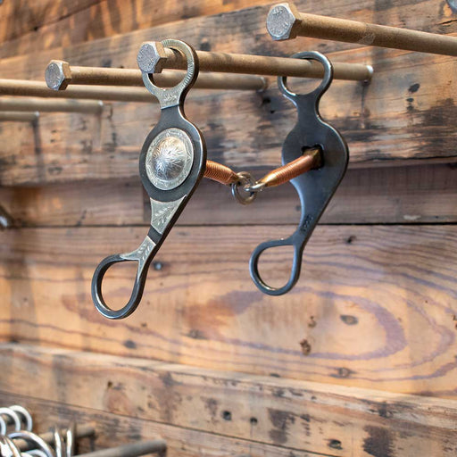 Teskey's Copper Wrapped Lifesaver Bit w/Conchos Tack - Bits Teskey's