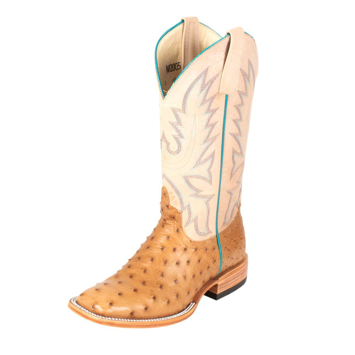 Macie Bean Antique Saddle Full Quill Ostrich Boot WOMEN - Footwear - Boots - Exotic Boots Macie Bean