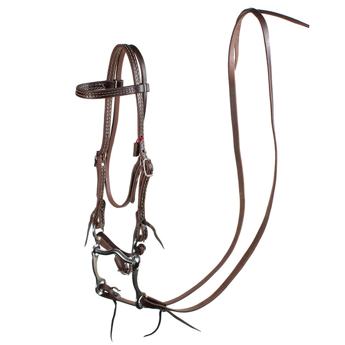 Pony Headstall with Bit Bridle Rig Tack - Headstalls Teskey's Ported Heavy Oil