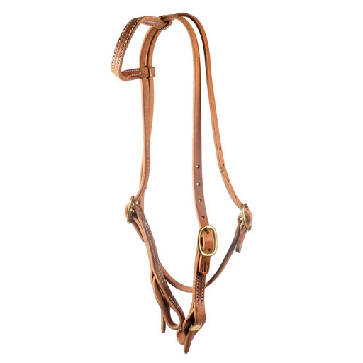 Teskey's Quick Change One Ear Headstall w/Throat Latch Tack - Headstalls Teskey's