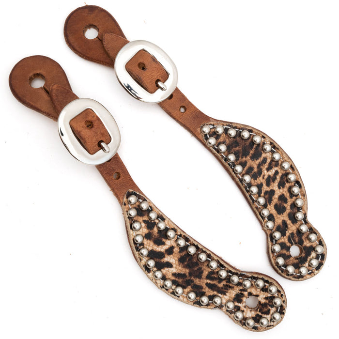 Teskey's Youth Exotic Print Spur Straps Tack - Spur Straps Teskey's
