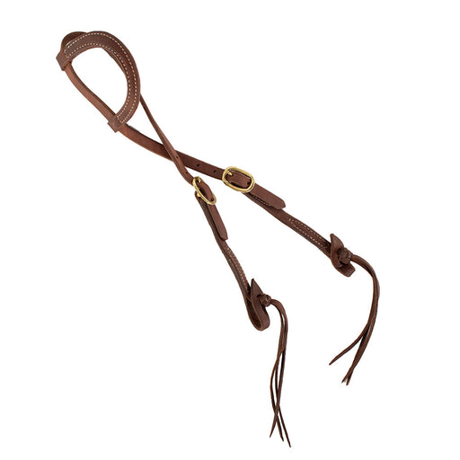Teskey's One Ear Headstall w/Pineapple Knots Tack - Headstalls Teskey's Heavy Oil
