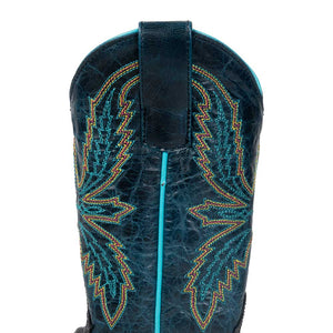 Macie Bean Girl's Cowgirl Black Caiman Belly Print Boot KIDS - Girls - Footwear - Boots Macie Bean   