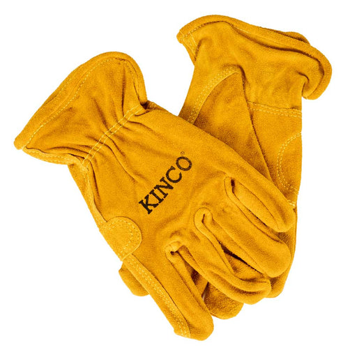 Kinco Suede Cowhide Driver Gloves with Double-Palm For the Rancher - Gloves Kinco M