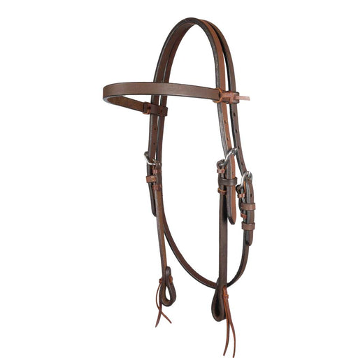 NEW Teskey's Western Browband Headstall Sale Barn Teskey's Oily Russet