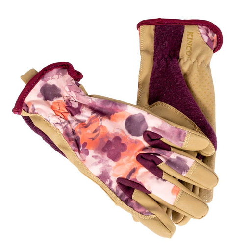 Kinco Pro Woman's Pink Synthetic Gloves with SlipNOT! Dots For the Rancher - Gloves Kinco S