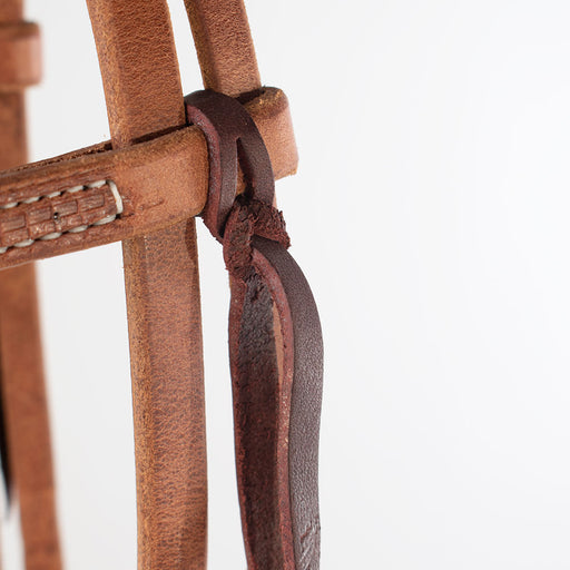 Patrick Smith Browband Headstall w/Pineapple Tie Ends Tack - Headstalls Patrick Smith