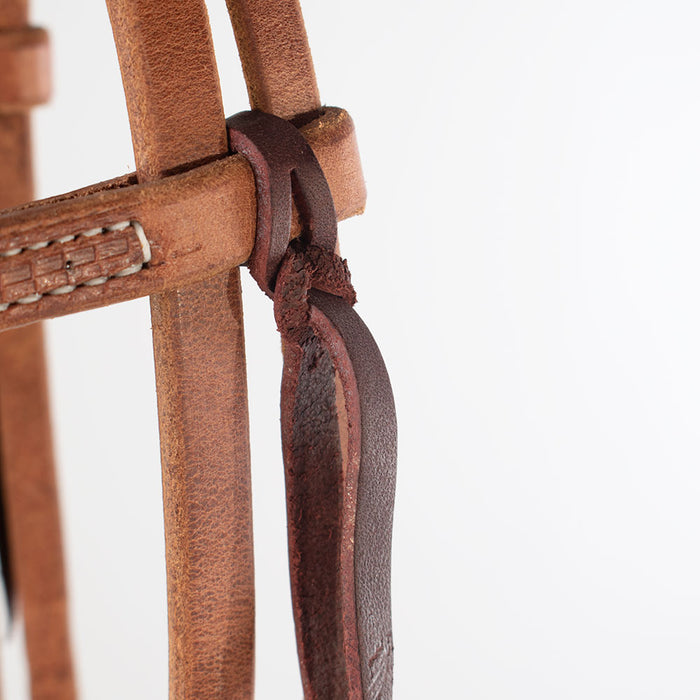 Patrick Smith Browband Headstall w/Pineapple Tie Ends Tack - Headstalls Patrick Smith