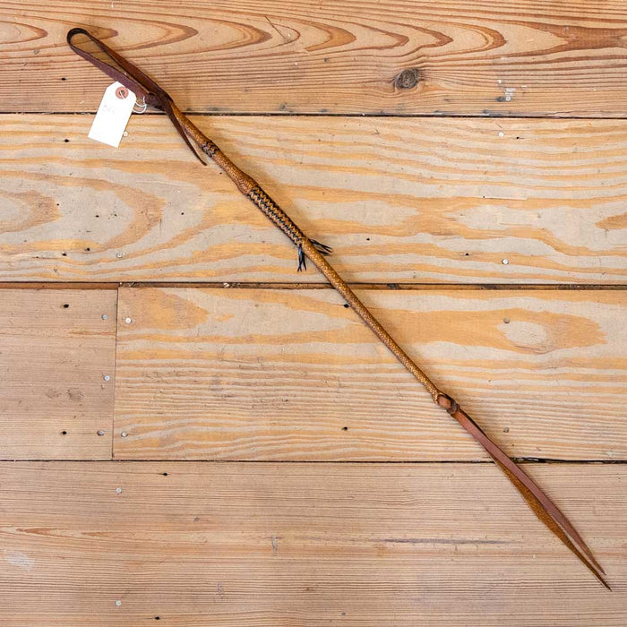 33" Braided Rawhide Quirt Tack - Whips, Crops & Quirts MISC