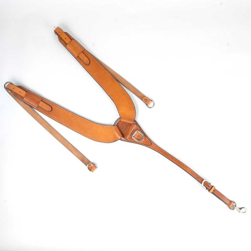 Teskey's 3" Leather Pulling Collar Tack - Breast Collars Teskey's Light Oil