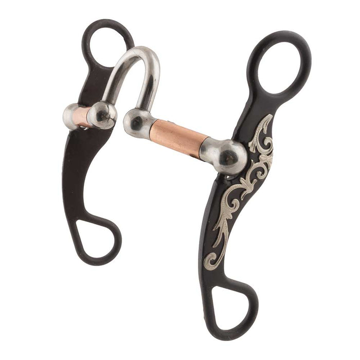 Antique Brown Floral Correction Bit Tack - Bits Formay