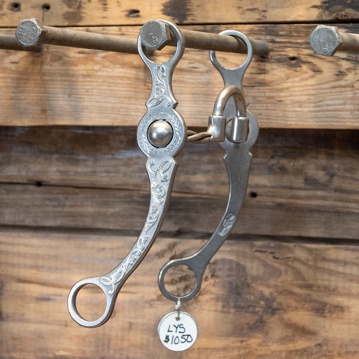 Josh Ownbey Cowboy Line Twisted Port Correction Bit C384 Tack - Bits Josh Ownbey