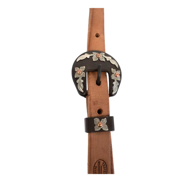 Teskey's Split Ear Brown Iron Tack - Headstalls Teskey's