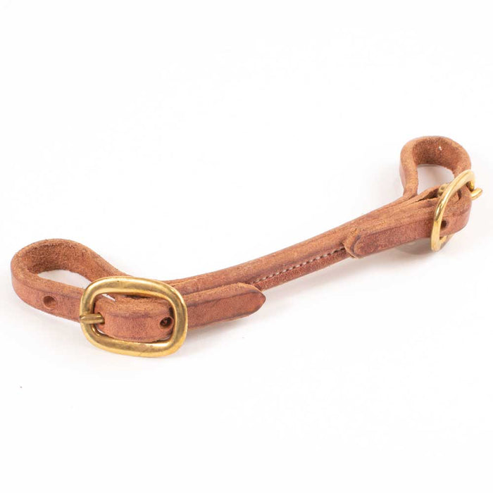 Teskey's Rolled Curb Strap Tack - Bits Teskey's Light Oil