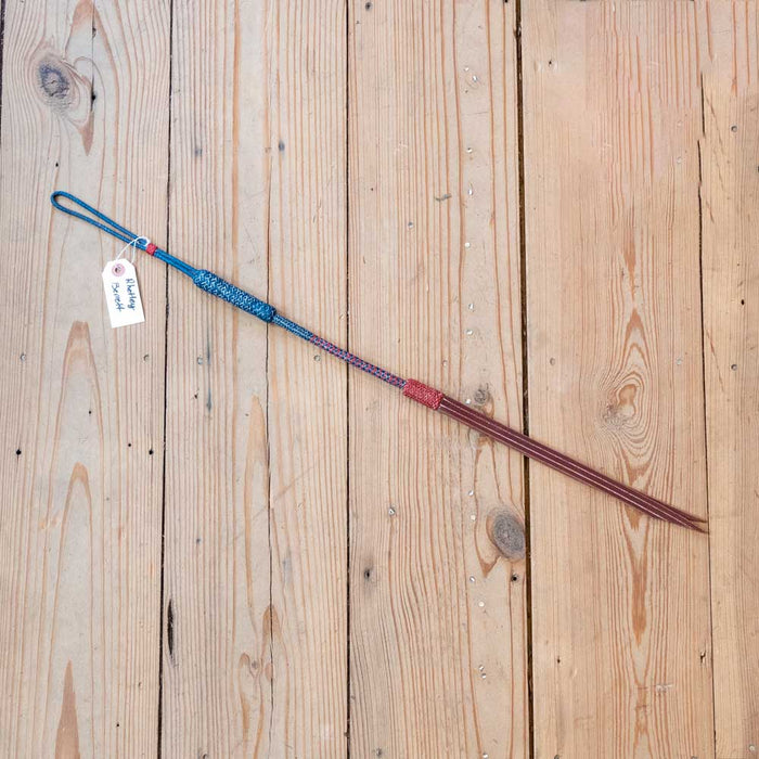 22" Rhettley Berrett Rawhide Quirt Tack - Whips, Crops & Quirts Rhettley Berrett