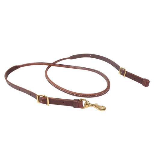Teskey's Rolled Center Roper Reins Tack - Reins Teskey's Latigo
