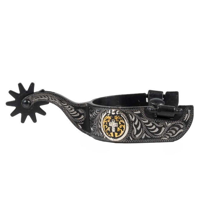 Metalab Cross Concho Mens Spurs Tack - Spurs Metalab
