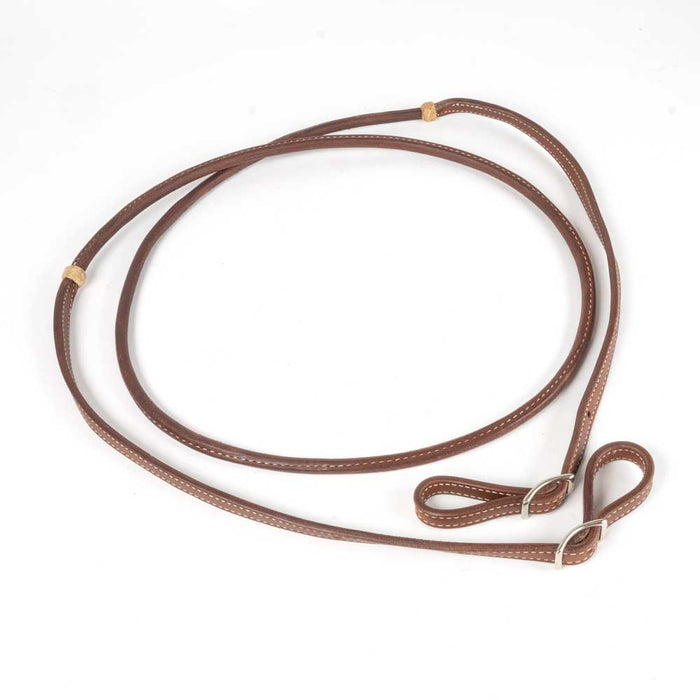 Teskey's Harness Leather Rolled Reins - 8' Tack - Reins Teskey's