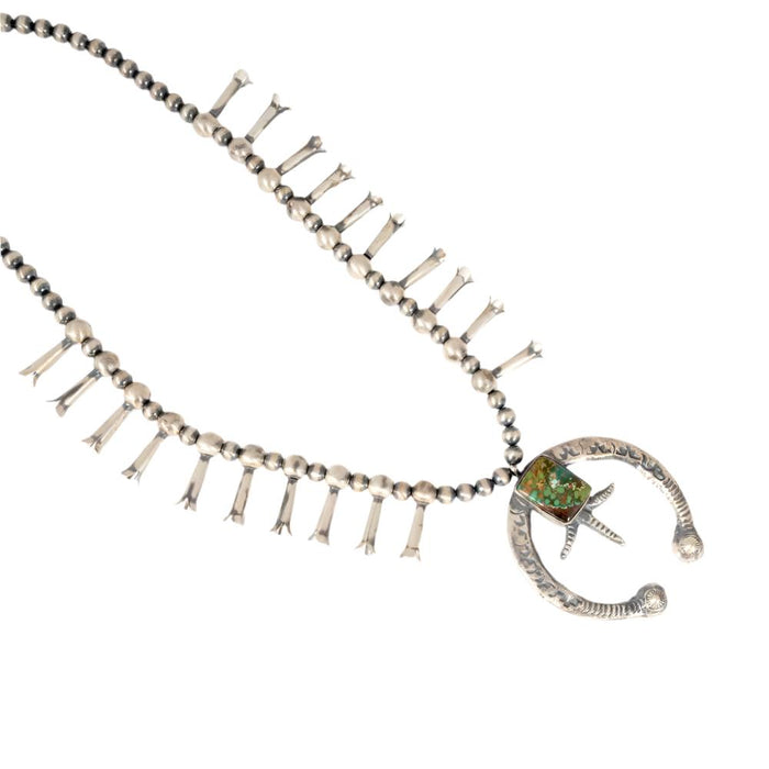 Tonya Yazzie Royston Squash Blossom Earring WOMEN - Accessories - Jewelry - Necklaces Indian Touch of Gallup