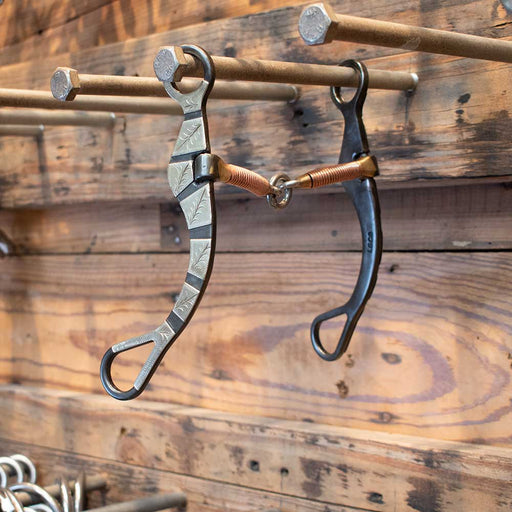 Teskey's Long Shank Copper Wrapped Lifesaver Bit Tack - Bits Teskey's