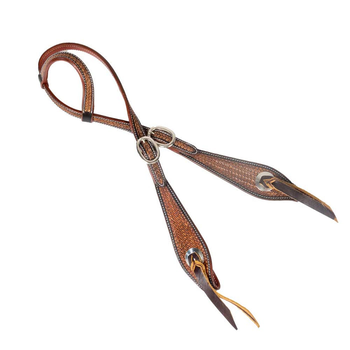 NEW Teskey's 3/4" Herringbone One Ear Headstall Sale Barn Teskey's