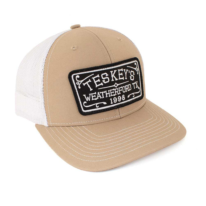 Teskey's 1998 Patch Cap - Khaki/White TESKEY'S GEAR - Baseball Caps Teskey's