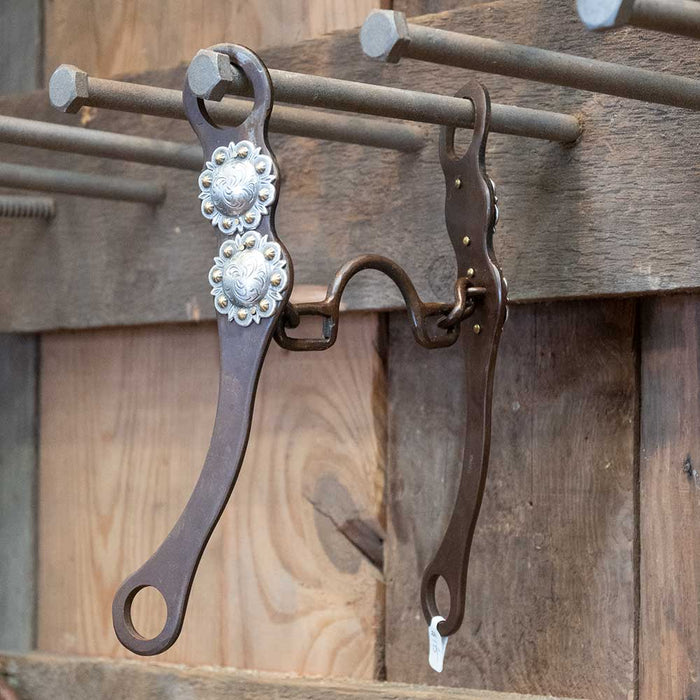 Dale Myres Double Concho Ported Chain Bit Tack - Bits Dale Myres
