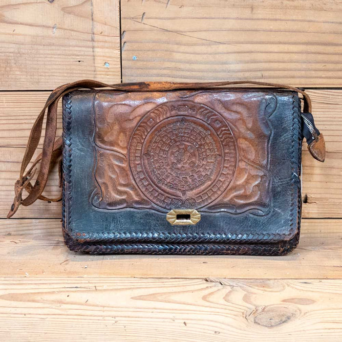 Vintage Leather Mexican Purse Collectibles MISC