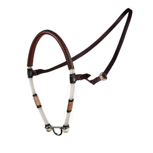Teskey's Leather Noseband with Rawhide Tack - Nosebands & Tie Downs Teskey's Heavy Oil