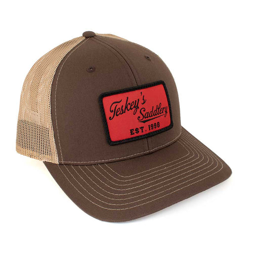 Teskey's Saddlery Patch Cap - Brown/Khaki TESKEY'S GEAR - Baseball Caps Teskey's